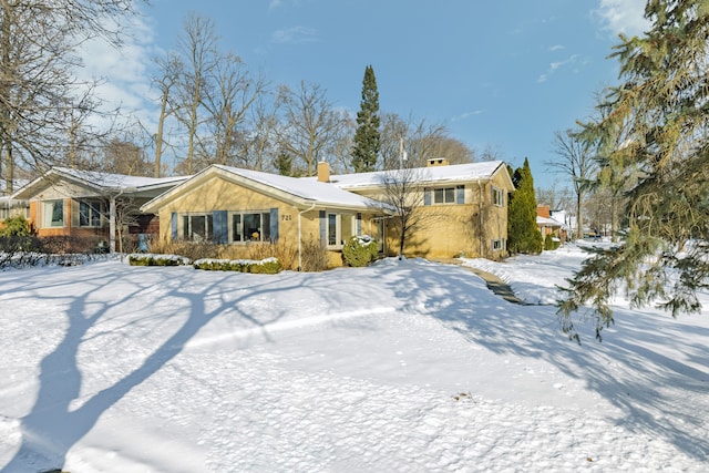 view of ranch-style home