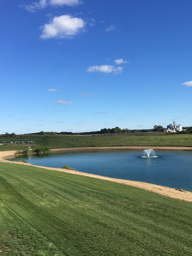 view of water feature