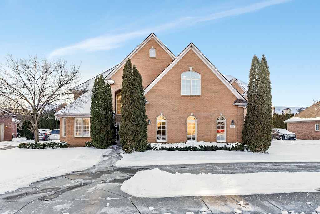 122 Sand Bar Ln, Detroit, MI 48214 - view of front of house featuring brick siding