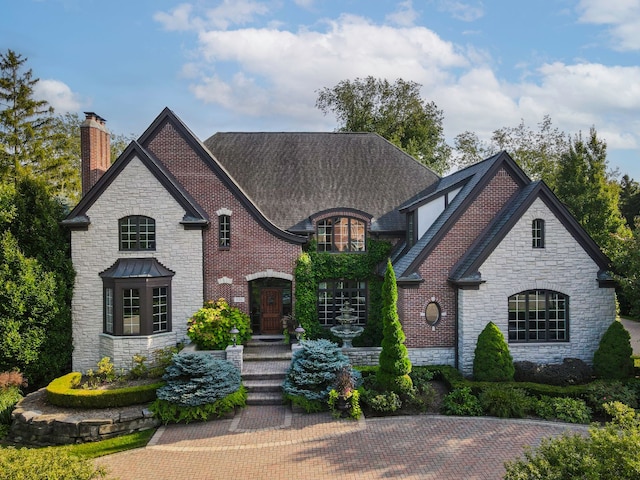 view of french country style house