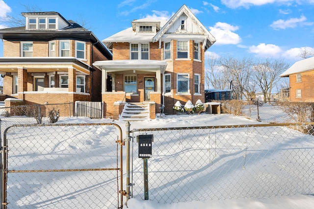 view of front of home featuring a porch