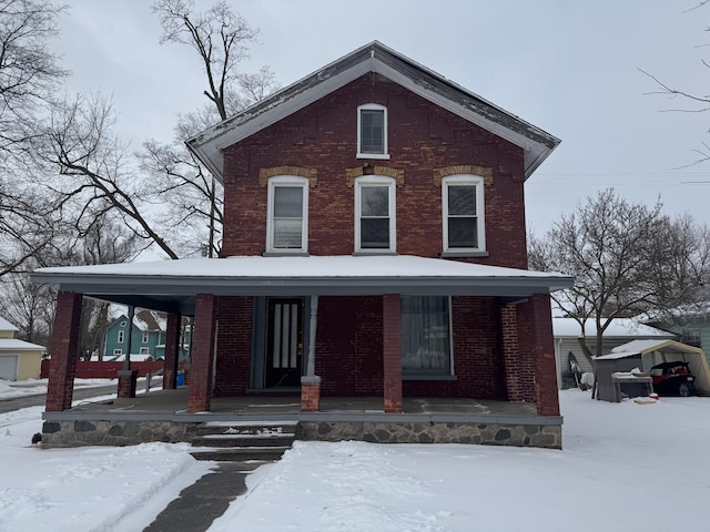 view of front of house featuring a porch