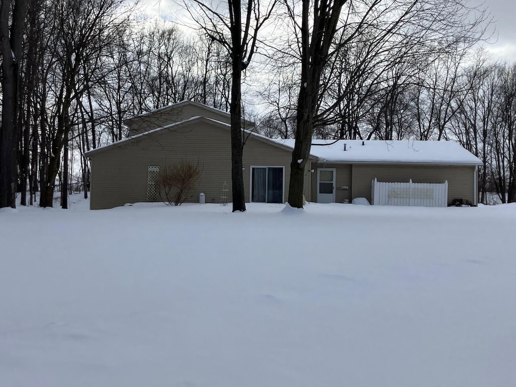 view of ranch-style home