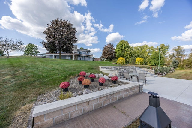 exterior space with a patio area