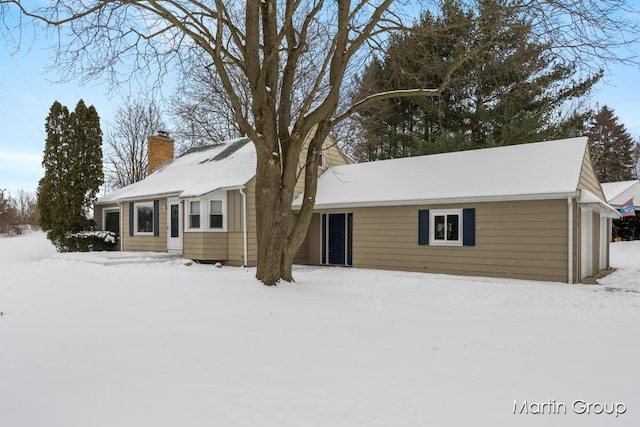 view of front of home