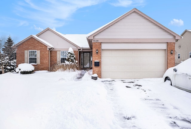 ranch-style house with a garage