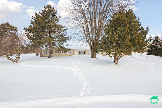 view of front of home