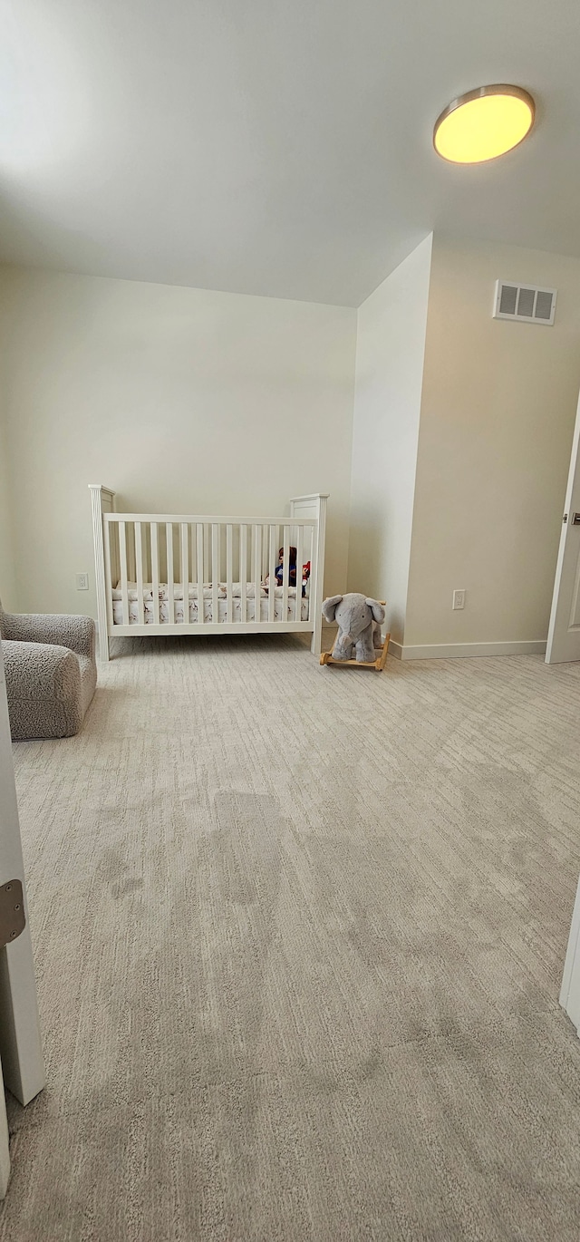 unfurnished bedroom featuring carpet