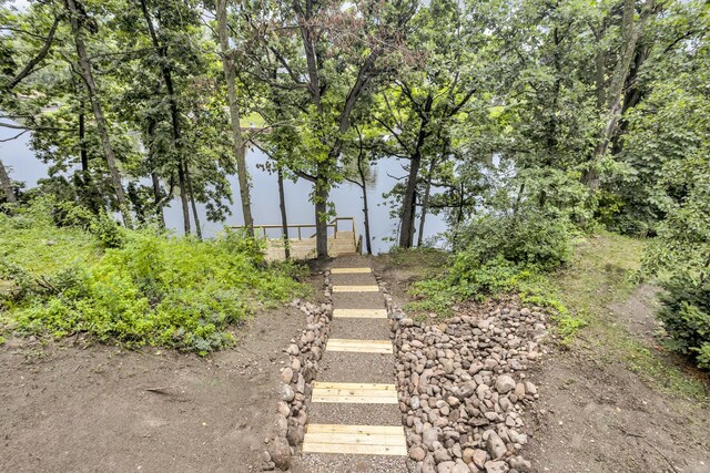 10781 Woodbrook Dr, Cement City, MI 49233 - surrounding community with a water view