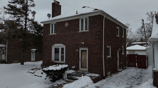 view of front of home