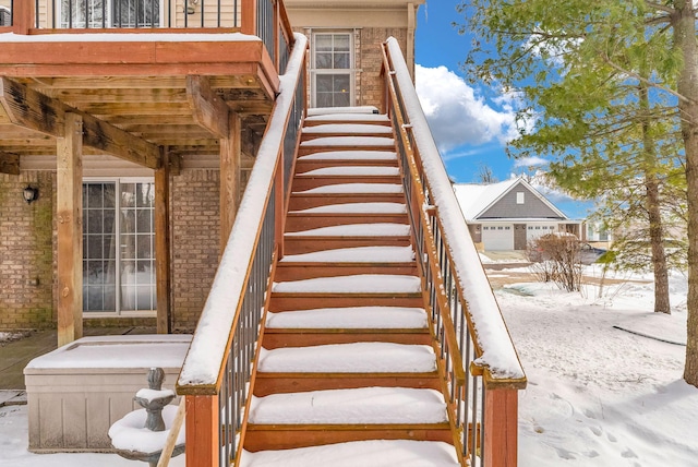 view of stairs