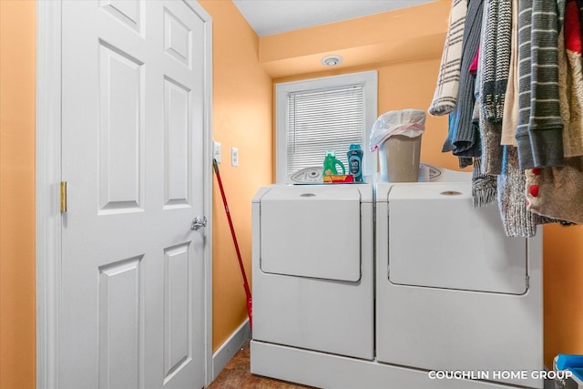 view of laundry area