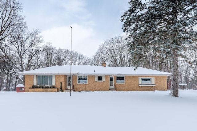 view of front of property