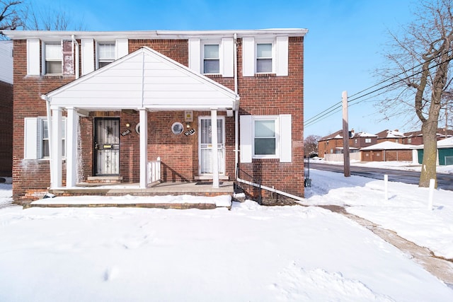 multi unit property featuring brick siding