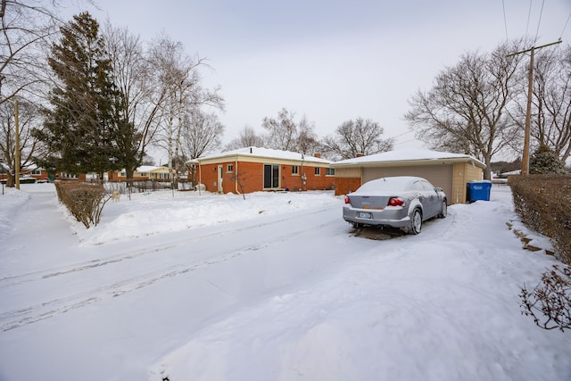 view of front of property