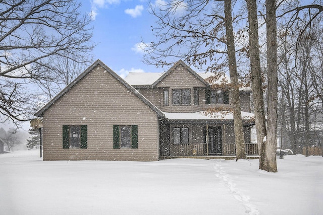 view of front of property