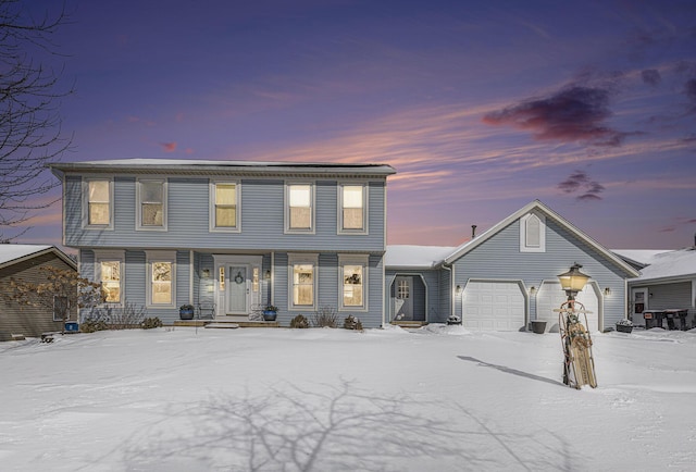 view of front of home featuring an attached garage