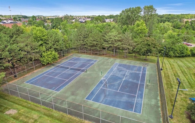 view of sport court