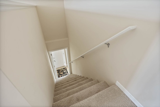 view of staircase