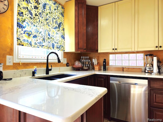 45 Forthton Dr, Troy, MI 48084 - kitchen featuring stainless steel dishwasher and tasteful backsplash