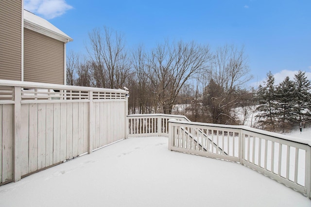 exterior space featuring a wooden deck