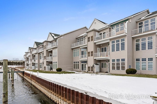 view of property featuring a water view