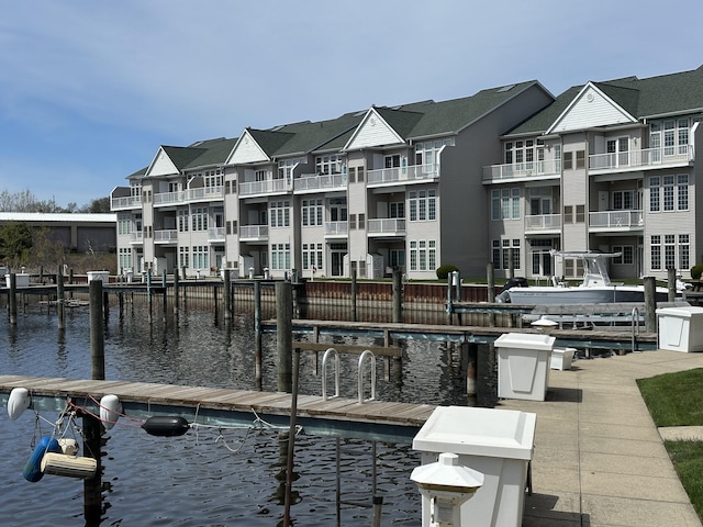 2411 Lake Ave Unit 36, Muskegon, MI 49445 - dock area with a water view