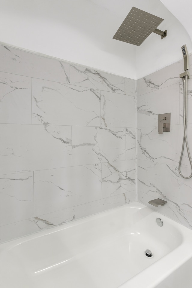 bathroom featuring tub / shower combination