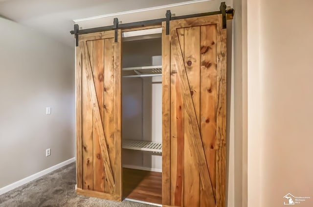 view of closet