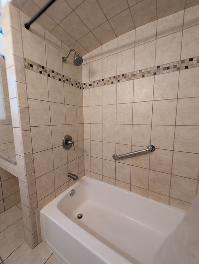 full bathroom featuring shower / tub combination