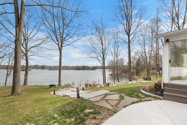 9356 Miramichi Dr, Evart, MI 49631 - view of yard featuring a water view
