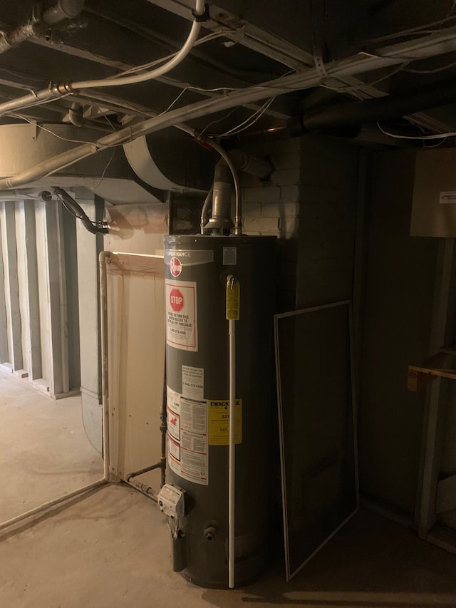 utilities with gas water heater