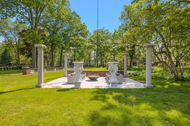 1771 Balmoral Dr, Detroit, MI 48203 - view of yard featuring a patio area