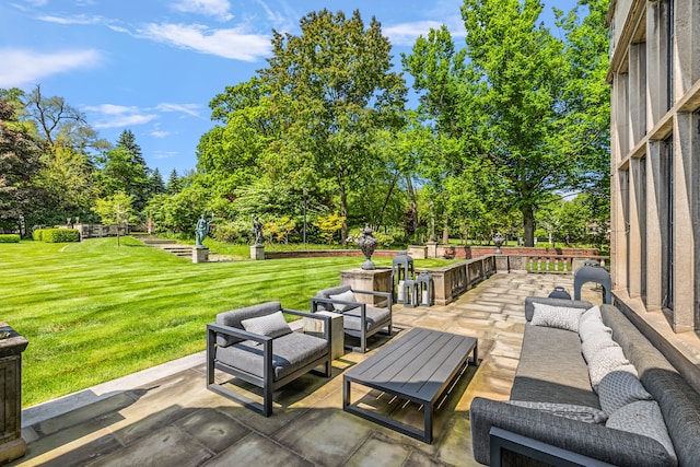 1771 Balmoral Dr, Detroit, MI 48203 - view of patio featuring outdoor lounge area