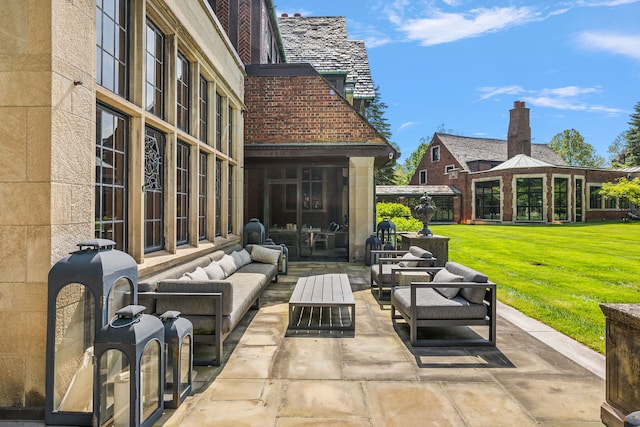 1771 Balmoral Dr, Detroit, MI 48203 - view of patio with an outdoor hangout area