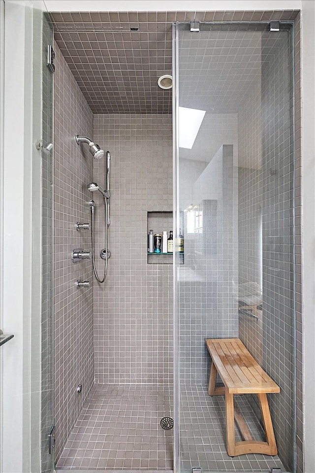 full bath featuring a stall shower