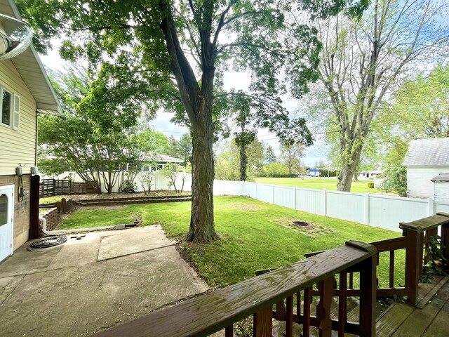 2264 Lynn Dr, Saint Joseph, MI 49085 - view of yard featuring an outdoor fire pit