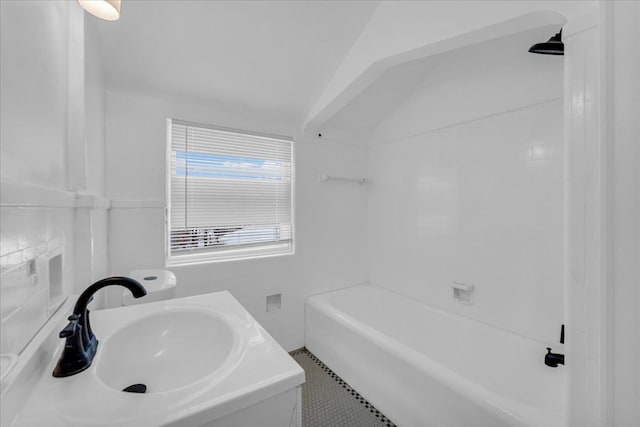 full bath featuring  shower combination and vanity