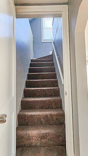 view of stairs