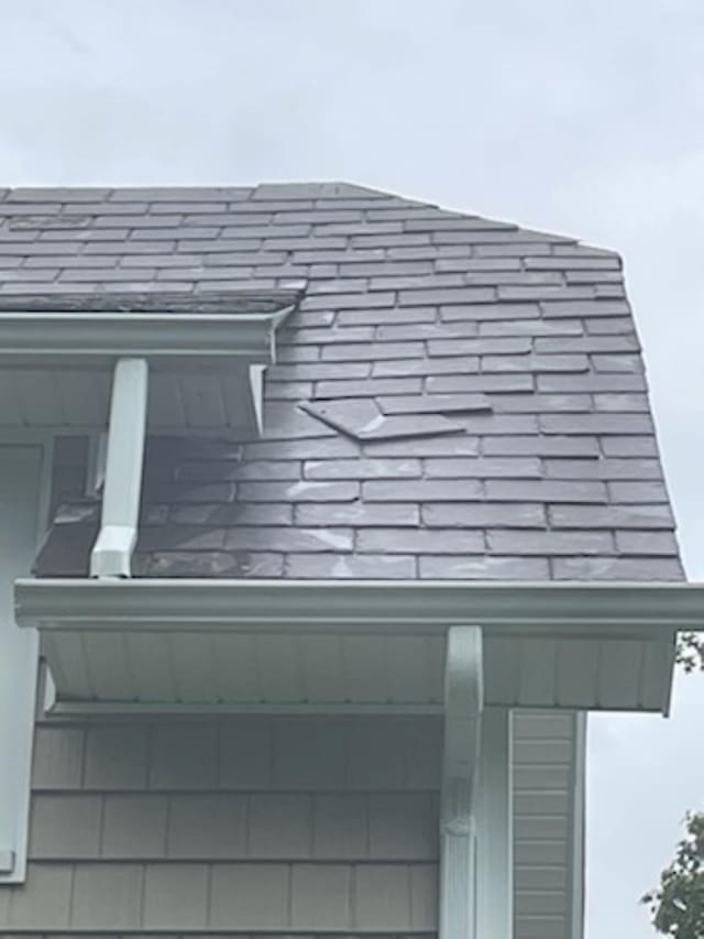 details with a shingled roof