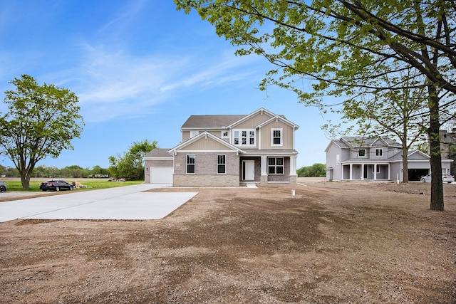 72180 Van Dyke, Bruce, MI 48065 - traditional-style house with brick siding and concrete driveway
