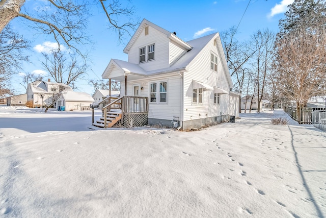 view of front of home