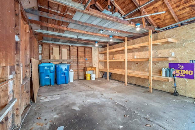 storage room featuring a garage