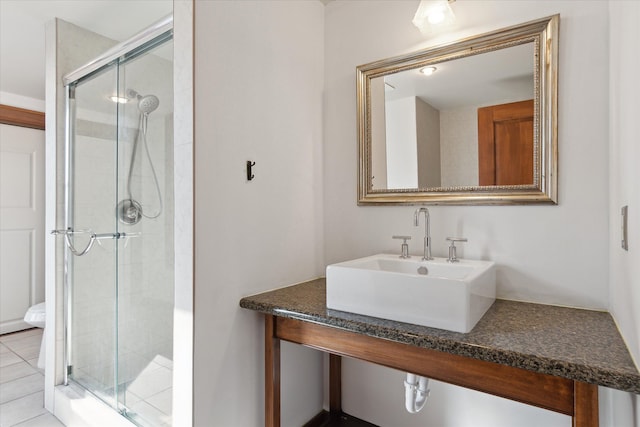 78 Watson St Unit 13, Detroit, MI 48201 - full bathroom with a shower stall and a sink