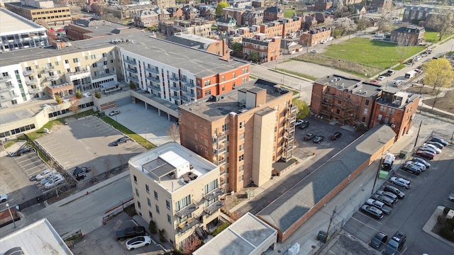 78 Watson St Unit 13, Detroit, MI 48201 - drone / aerial view featuring a city view