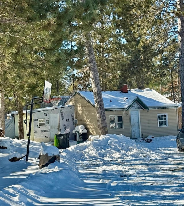 view of front of home