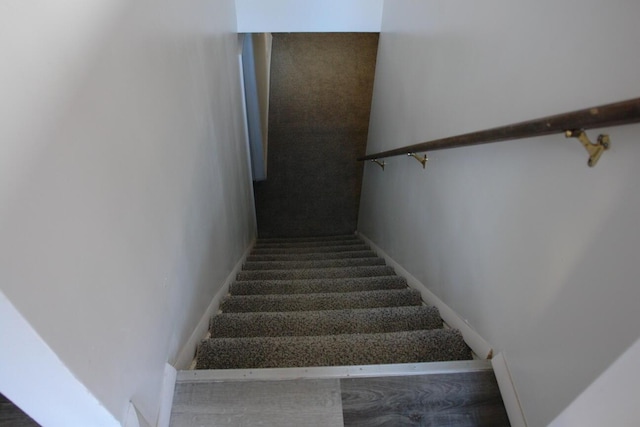 view of staircase