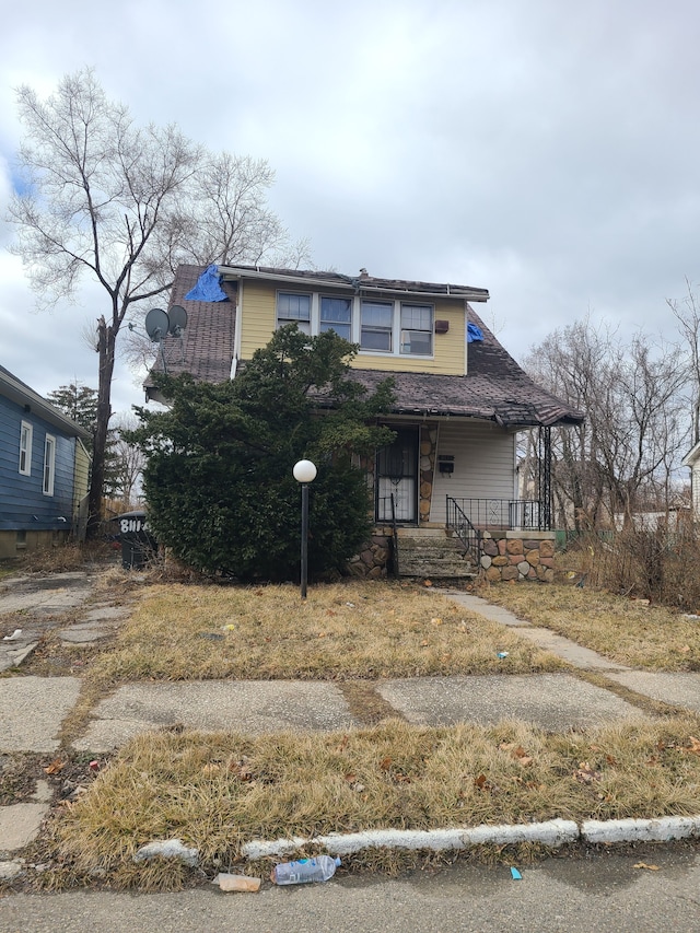 view of front of property