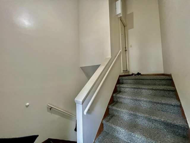 view of stairs