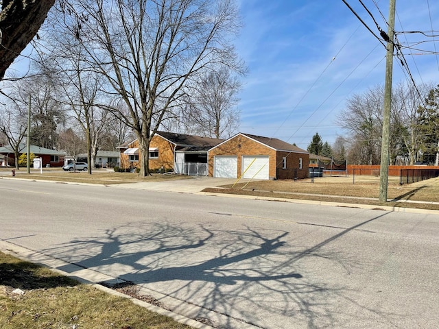 view of road featuring curbs and sidewalks